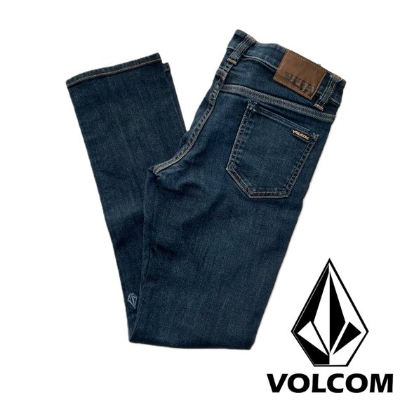 Volcom Boys Vorta Slim Straight Fit Denim Jeans - Size 27 - Picture 1 of 14